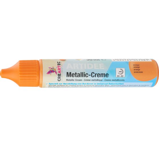 Metallic modelling cream