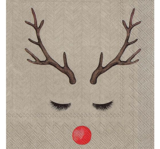 Serviette "Rudolph"