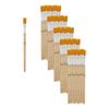 VBS Flat brush synthetic hair "Size 10", 50 pieces