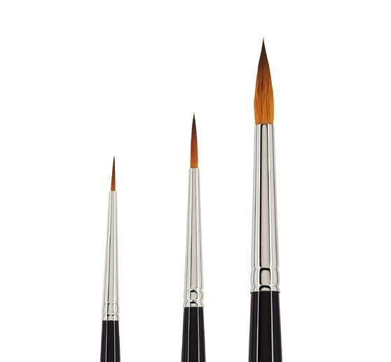 Kolinex synthetic brushes "Fine", set of 3