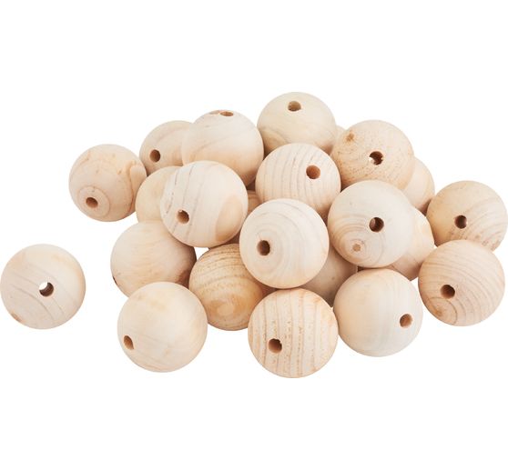 VBS Wooden balls drilled