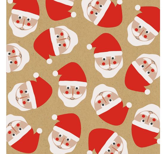 Serviette "Santa Faces"