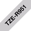 Brother P-touch textile writing tape, 24 mm Black on silver