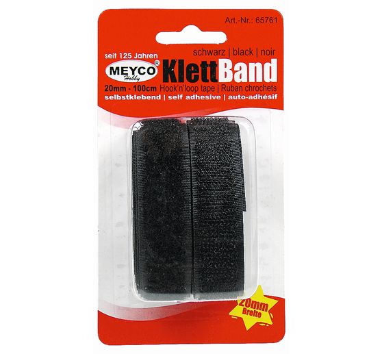 Klettband, selbstklebend