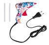Mini hot glue gun "Flower Power", with cable