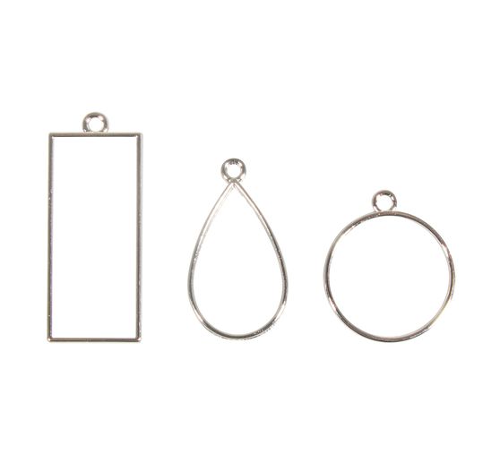 Schmuck-Metallfassung "Formenmix"