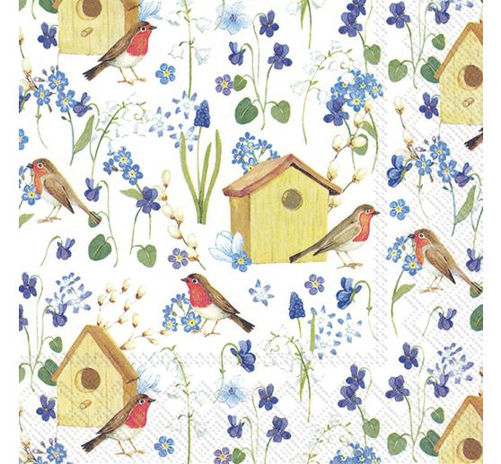 Napkin "Birdhouses"