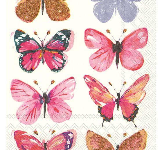 Napkin "Colourful butterflies"