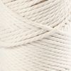 Macramé cord, Ø 4 mm Natural Weiß