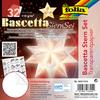 Bascetta-Stern Set "Transparentpapier", Weiß