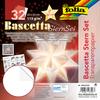 Bascetta-Stern Set "Transparentpapier", Weiß