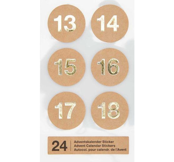 Adventskalender-Sticker
