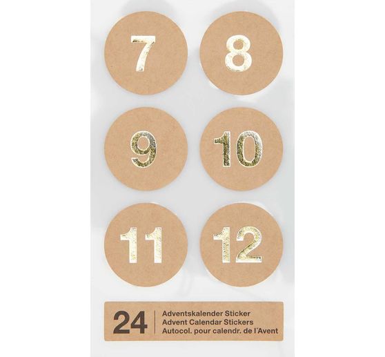 Adventskalender-Sticker