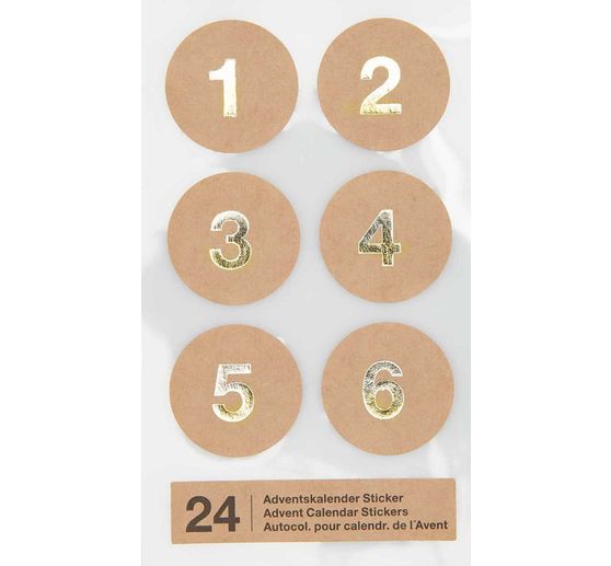 Adventskalender-Sticker
