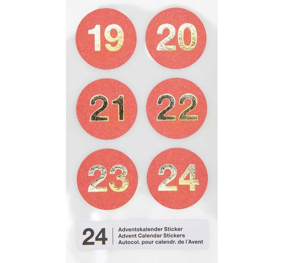 Adventskalender-Sticker