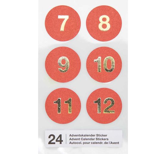 Adventskalender-Sticker