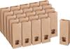 Block bottom kraft paper bags with window