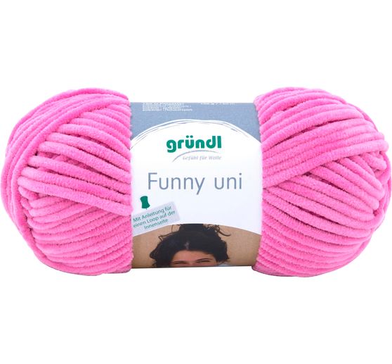 100g Gründl Funny Uni , Strickgarn, Babygarn, Wolle zum Stricken (49,50€/  kg)