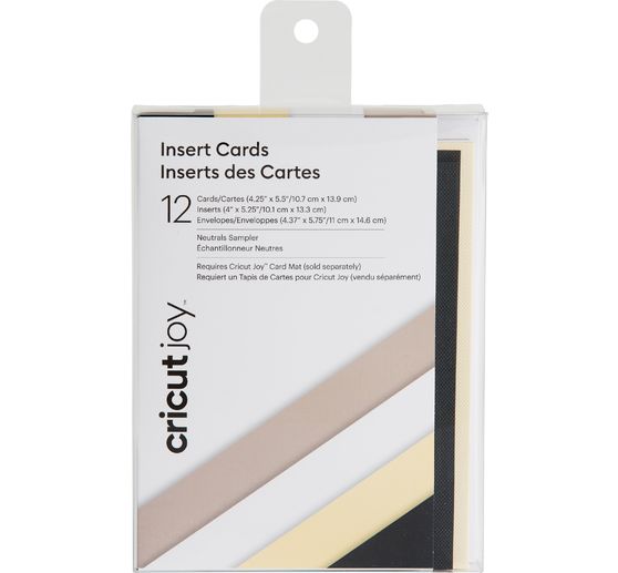 Cricut Joy Doppelkarten mit Einleger & Umschlägen "Insert Cards", 10,7 cm x 13,9