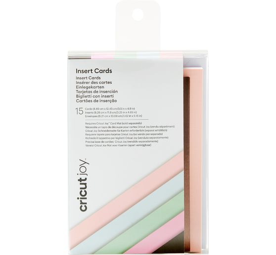 Cricut Joy Doppelkarten mit Einleger & Umschlägen "Insert Cards", 8,89 x 12,45 c