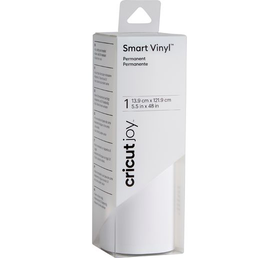 Cricut Joy Selbstklebende Vinylfolie - Glänzend "Smart Vinyl - Permanent", 13,9 