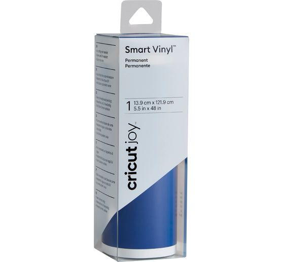 Cricut Joy Selbstklebende Vinylfolie - Glänzend "Smart Vinyl - Permanent", 13,9 