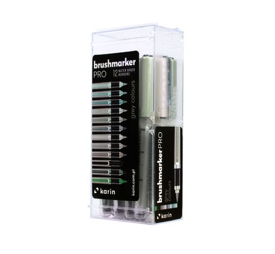Karin Brushmarker PRO Set, 12 Farben