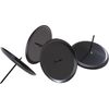 Kerzenhalter "Classic-Big" mit Stecker Schwarz