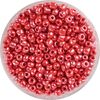 Rocailles "Nacre" Red
