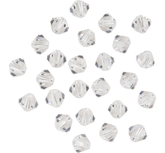 Glasschliffglitzerperlen, 4 mm
