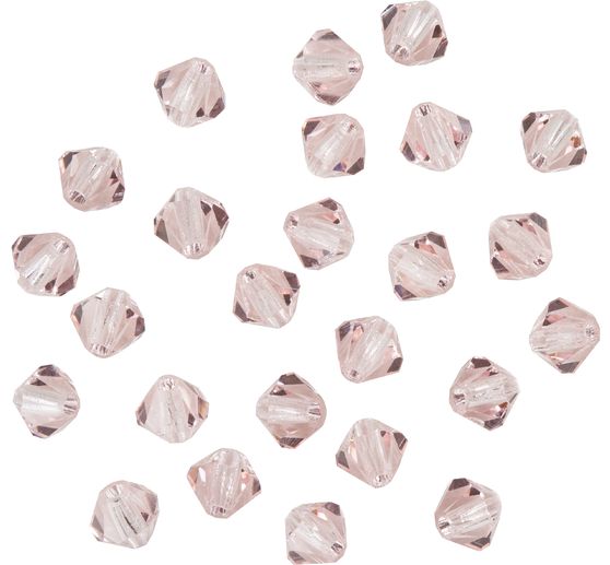 Glasschliffglitzerperlen, 4 mm
