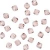 Glasschliffglitzerperlen, 4 mm Light Rose