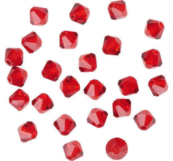 Glasschliffglitzerperlen, 4 mm