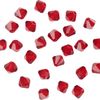 Glasschliffglitzerperlen, 4 mm Siam