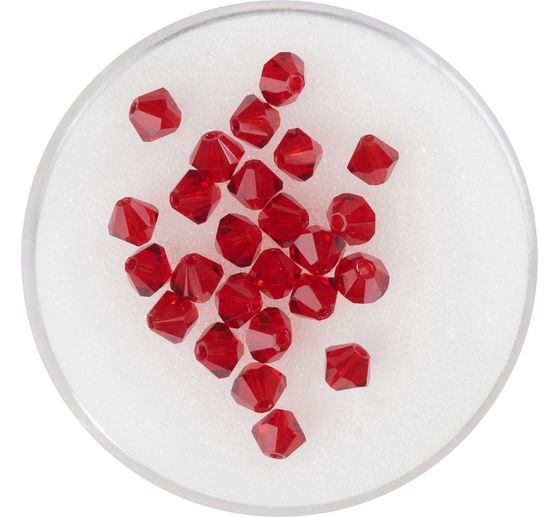 Glasschliffglitzerperlen, 4 mm
