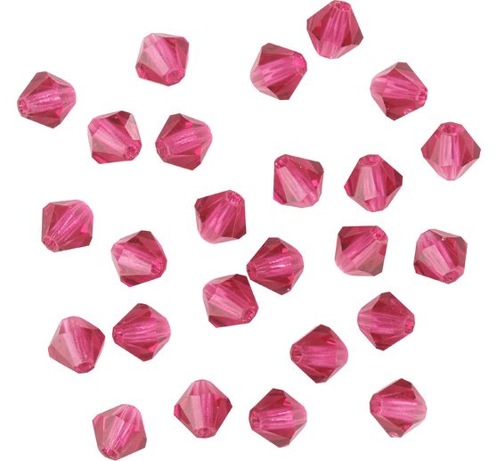 Glasschliffglitzerperlen, 4 mm