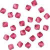 Glasschliffglitzerperlen, 4 mm Fuchsia