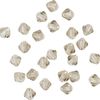 Glasschliffglitzerperlen, 4 mm Black Diamond
