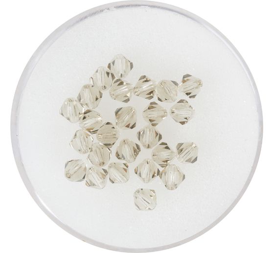 Glasschliffglitzerperlen, 4 mm
