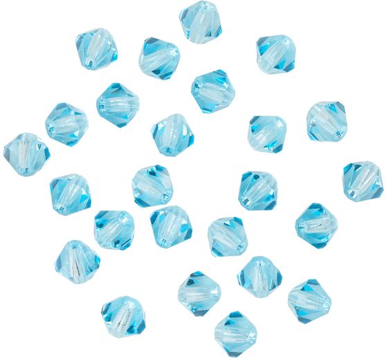 Glasschliffglitzerperlen, 4 mm