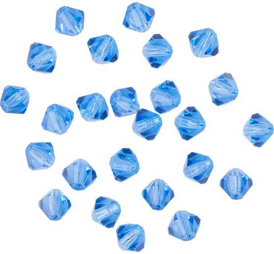 Glasschliffglitzerperlen, 4 mm