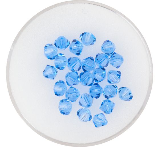 Glasschliffglitzerperlen, 4 mm