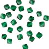 Glasschliffglitzerperlen, 4 mm Emerald