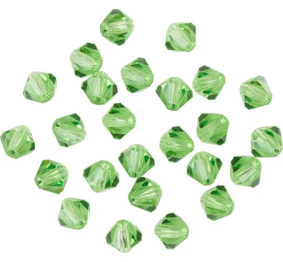 Glasschliffglitzerperlen, 4 mm