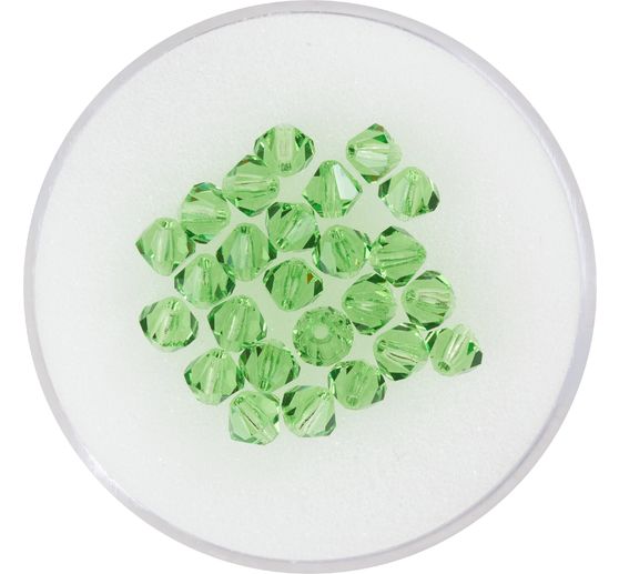Glasschliffglitzerperlen, 4 mm