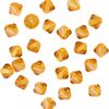 Glasschliffglitzerperlen, 4 mm Topaz