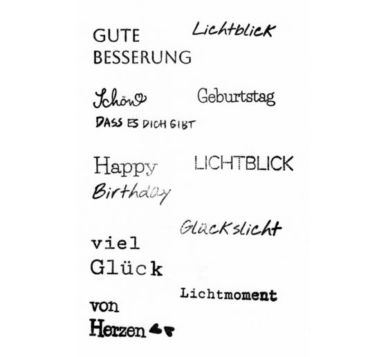 Silikonstempel für Marinas Licht