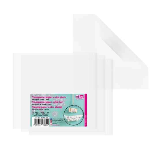 Transparentpapier zum Falten "Extra stark"