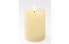LED real wax candle "10 x 7.5 cm", with timer