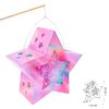Laternen-Bastelset "Twinkle Star Irisierend" Pink